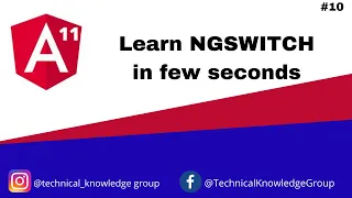 Angular 11 - ngSwitch Directive in Angular 11 10