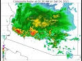 Radar for Aug 13-14 2021 Arizona Storm Event