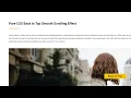 Scroll Top Button Smooth Scrolling using html and css csPoint web designing tutorials