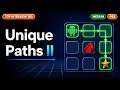 LeetCode Unique Paths II Dynamic Programming Kaise Sochte Hai JavaScript Solution