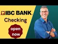 How to open IBC Bank checking account online