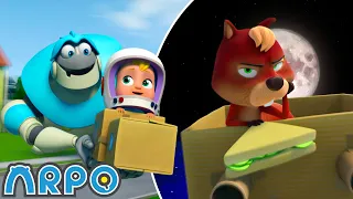 First Squirrel In Space! 🚀🤖 Cartoons For Kids | Arpo Full Episodes | After School Club