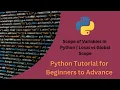 Scope of variables in Python Local vs Global Scope