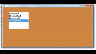 Visual Basic net Populate ListBox control from database