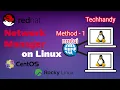 Network Manager on Linux using nmtui tool
