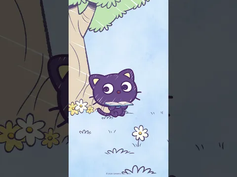 When the wind wants to read too 🍃📖 #Chococat #Sanrio