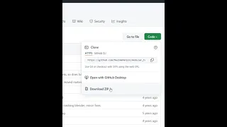 Download any zip file from Github