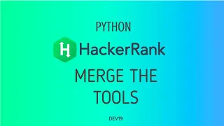 Merge the Tools Hackerrank Python Solutions