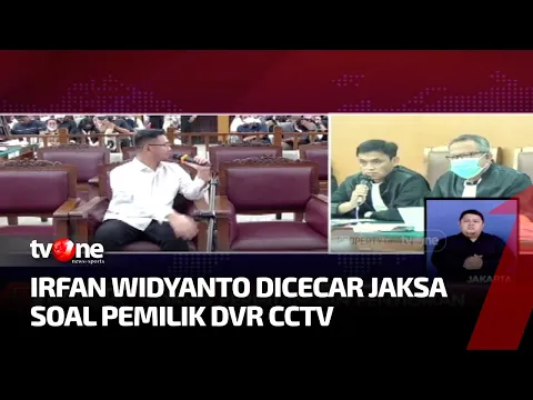 Jaksa Cecar Irfan Widyanto Tentang Pemilik DVR CCTV