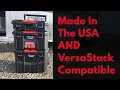 CRAFTSMAN TRADESTACK 22-inch Rolling Tower Storage Stack Review CMST60420 Made In USA