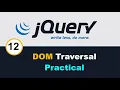 jQuery Dom Traversal Practical