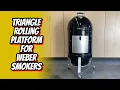 Triangle Rolling Platform For Weber Smokers 2009 Newer - Chris Allingham