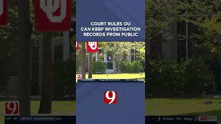 Court rules OU can keep investigation results from the public