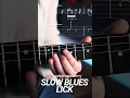 Download Lagu Try This Slow Blues Lick! #guitarist
