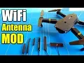 Eachine E58 Wifi Antenna Mod Install - Increase Extend Wifi FPV Range And Fly Drone With Phone
