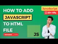 - How do I add JavaScript to HTML
