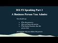 Download Lagu IELTS Speaking Part 2 - Topic A business person