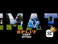 How to create a split text intro on CapCut tutorial CapCut Pro car text intro CapCut