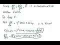 Calculus 3 Conservative Vector Fields and Potential Functions 4 examples jonathansegal7398