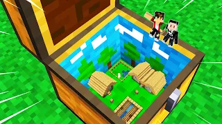 I Built Inside The Chest in Minecraft
