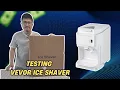 Vevor Ice Shaver Unboxing Real Test Good for Taiwanese Shaved Ice