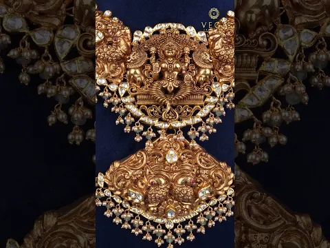 Divine Simha Lakshmi: Grand Antique Nakshi & Polki Masterpiece 👑🔱✨