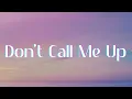 Mabel - Don't Call Me Up (Lyrics)