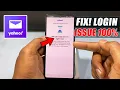 How to Solve Yahoo Mail Login Problem on Mobile
