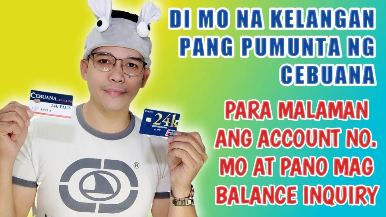 HOW TO GET YOUR ACCOUNT NO. & BALANCE INQUIRY THRU TEXT? - Cebuana Microsavings