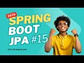 Session - 15 Spring Boot Data JPA calling Procedures