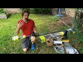 Is It Any Good RYOBI 18V BRUSHLESS STRING TRIMMER Unboxing Review Test Expand-It Weed Eater Head