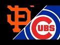 MLB A I Prediction San Francisco Giants vs Chicago Cubs PLAY