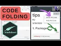 Code Folding HTML Knit R Markdown Rmd