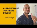 Enhance Your Linux Skills Unique Ways to Create Folders with Commands and Shell Scripts Folder kaise