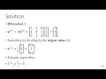 Power method 3 by 3 matrix Example of power method 3 3 matrix