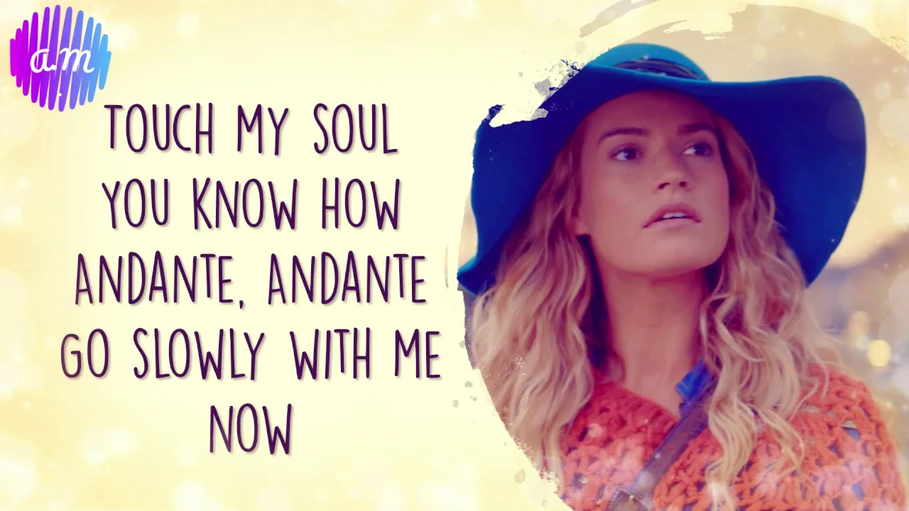 Andante, Andante (Mamma Mia OST) Lily James LYRICS