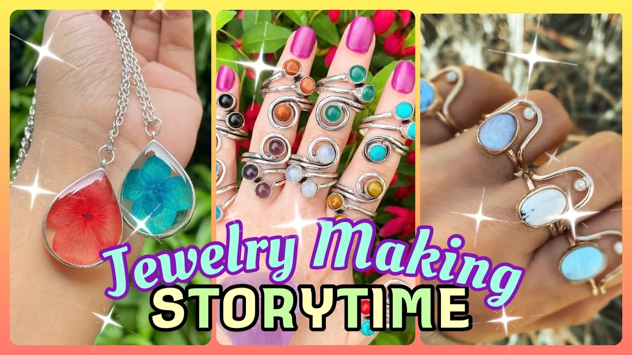 💎 JEWELRY MAKING STORYTIME 💎 | A ghost saved my life 👻
