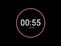 55 Second Countdown Timer iPhone Timer Style