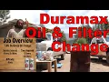 How-To Change Oil LML Duramax Diesel and Oil Filter Step by Step