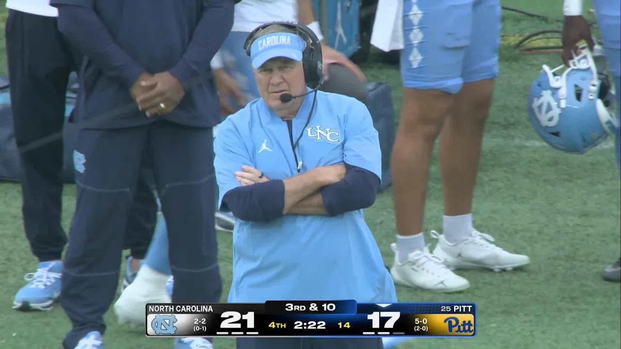 North Carolina 70-YD scoop n' score CALLED BACK late against Pitt | ESPN College Football