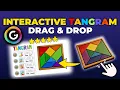 Create Draggable Tangram Puzzles in Genially Full Game Design Tutorial