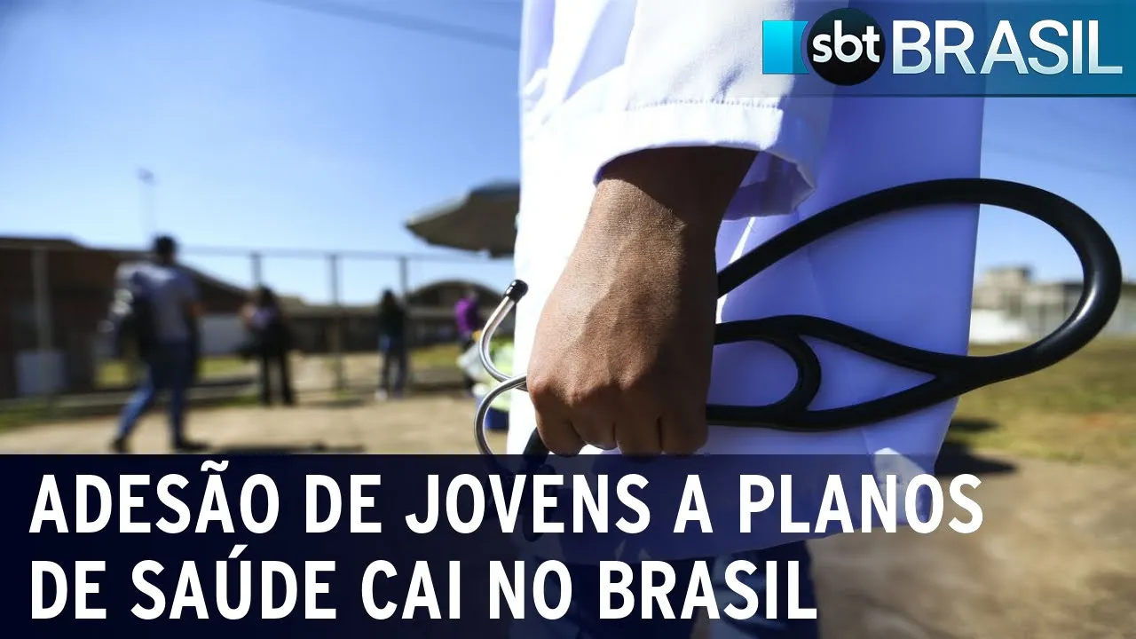 Adesão de jovens a planos de saúde cai no Brasil | SBT Brasil (22/06/23)