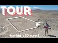 How Big is 20 Acres and Scottsdale Run Property tour