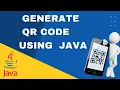 Generate QR Code using Java ZXing Library