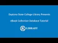 eBook Collection Database Tutorial