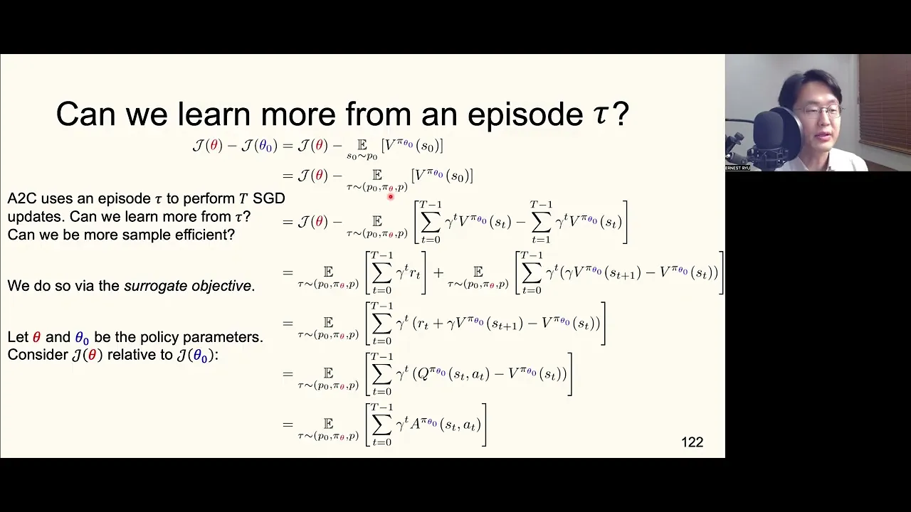 [UCLA RL-LLM] Chapter 1.4: Deep policy gradient methods (PPO, GRPO)