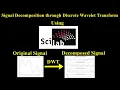 Signal Decomposition through Discrete Wavelet Transform using Programming