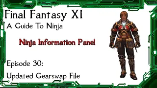FFXI - A Guide To Ninja Episode 30 Ninja Information Panel Gearswap Update