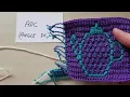 Mosaic Overlay Crochet - Angle DC and Angle DC2 tog