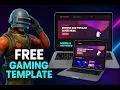 Create a Professional Gaming Website with HTML CSS and JavaScript FREE Template